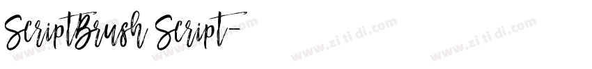 ScriptBrush Script字体转换